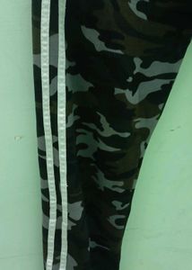 Camouflage Striped Track Pants