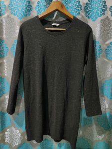 Dark Olive Long Sleeve Tunic/T-shirt Dress