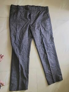 Men's Grey Formal Trousers