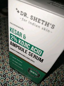 Dr. Sheth's Kesar & 2% Kojic Acid Ampoule Serum