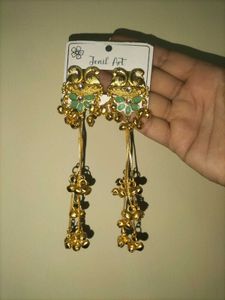 Exquisite Peacock Jhumka Earrings
