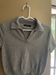 Grey Crop Top ☑️