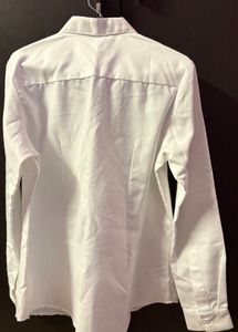 classic white button-down shirt