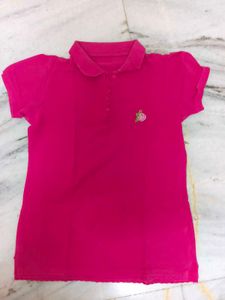 Chic Pink Polo T-Shirt