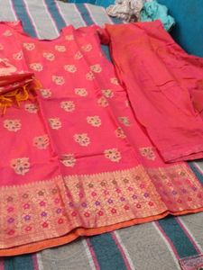 Beautiful Pink Kurta Set with Dupatta
