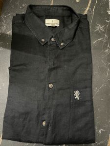 Red Tape Black Button-Down Shirt