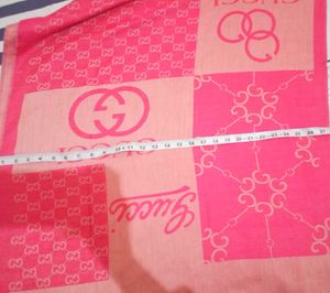 Designer Pink Gucci Scarf