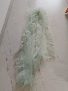 Sheer Ruffled Scarf