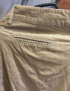 Women's Tan Cropped Trousers