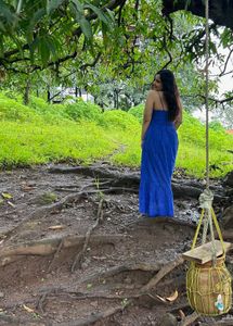 Vibrant Blue Maxi Dress