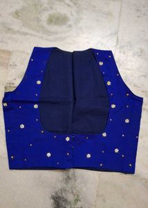 Blue Embellished Blouse Koti
