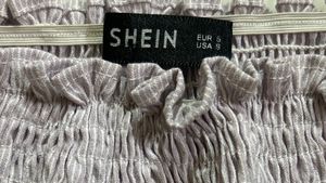 Lavender ruched top