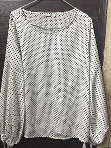 Polka Dot Bell Sleeve top from coverstory