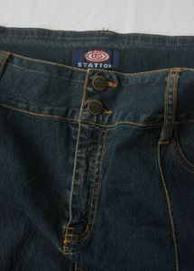 Y2k Denim Maxi Skirt