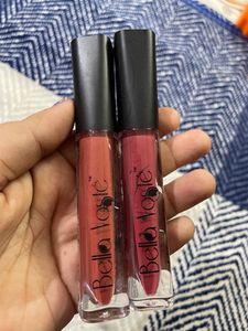 Bella Voste Set Of 2 Liquid Lipstick