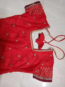 Red Floral Print Kurti