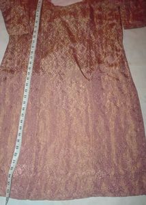 Creap silk suite+dupatta