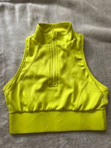 Neon Yellow Sports Bra