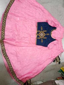 Pink Lehenga Choli Set for 11,12 year