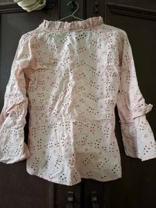 Chic Eyelet Lace Blouse