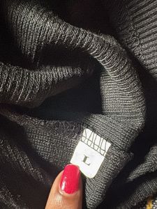 Basic Black Ribbed Tank Top
