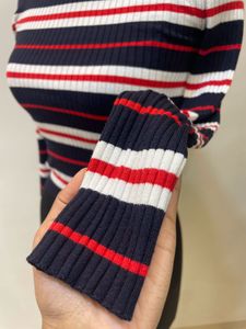 Fitted Striped Top