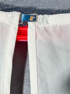 Tommy hilfiger Elegant White Ruffled Top
