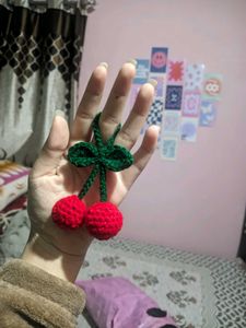 Handmade crochet keychain(combo of 5)