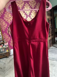 Twenty Dresses Elegant Maroon Burgundy Jumpsuit