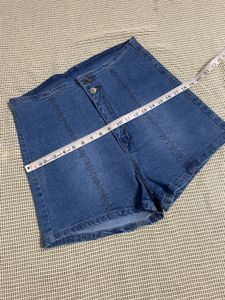 High Waisted Denim Shorts