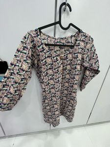 Women's Printed Cotton Kurta