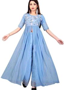 Sky Blue 💙 Indo Western Dress
