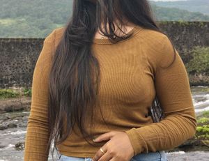 Ribbed Long Sleeve Top