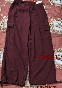 Maroon Cargo Pants