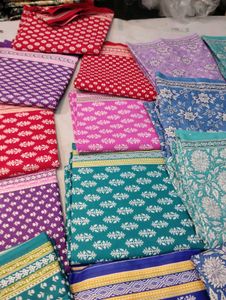 Allover Cotton dupatta suit