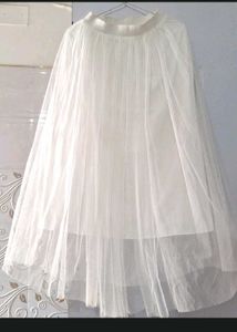 Dreamy White Tulle Skirt | Korean Style | Pristine