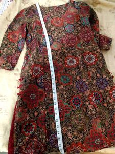 Boho Print Midi Dress(Stretchable)