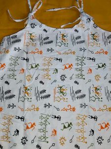 Cute Tribal Print Baby Frock