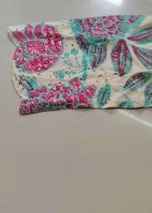 Vibrant Floral Print Kurta