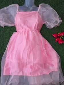 Whimsy Fairycore Pink Princess Dress
