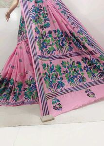 Hand Kantha Embroidery Saree