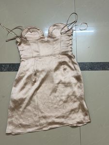 Satin Corset Mini Dress