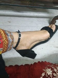 Black Block Heels