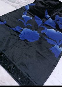 brand new Black Kurta with Blue Motif &amp; Sequins