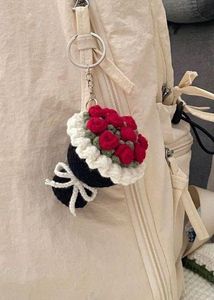 Crocheted Bouquet Keychain(1 piece)