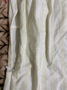 Pastel Yellow Ruffled V-Neck Fitted Top