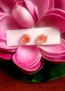 Resin Handmade Stud Earring