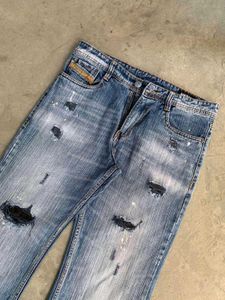 Original Diesel Retro Distressed Flare Jeans