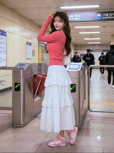 Pink Ruched Sweetheart Neck Knit Sweater Crop Top