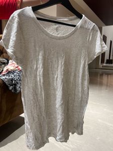 Gray Crew Neck T-Shirt